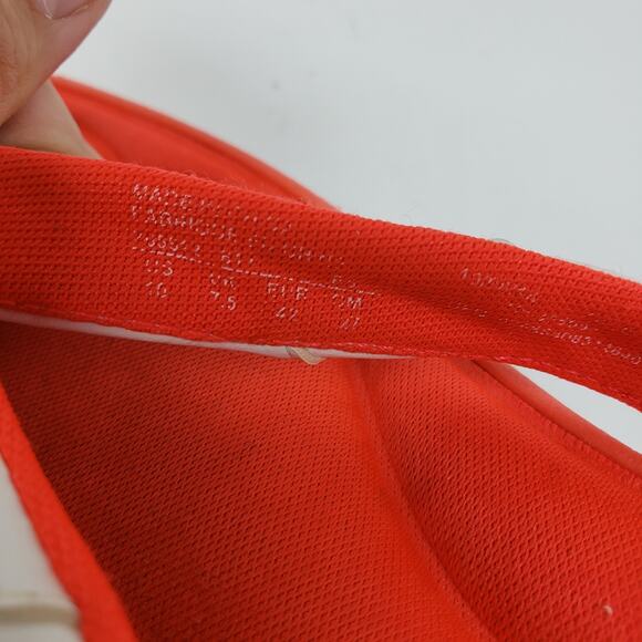 Nike Calm Elevation Womens Size 10 White Bright Coral Slip On Flip Flop Sandals - Picture 12 of 12